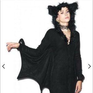 Dolls Kill Bat Hoodie Dress